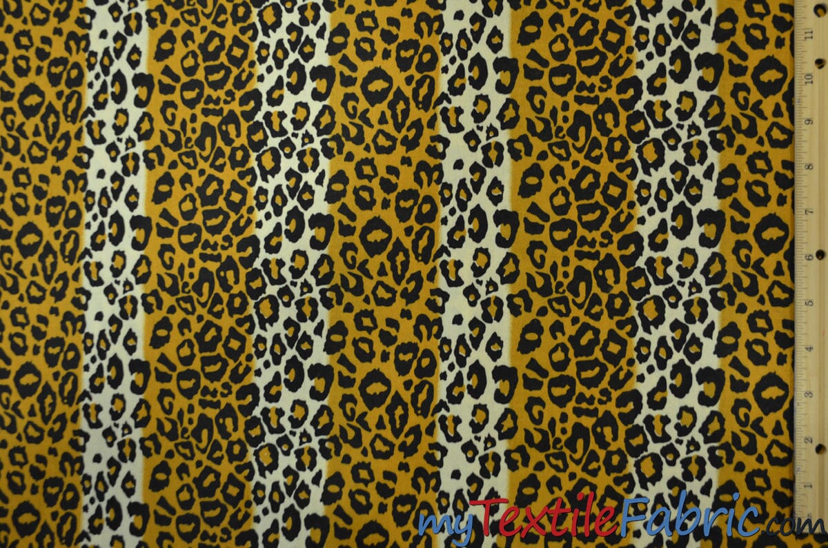 Leopard Cotton Print Fabric, 100% Cotton Animal Print