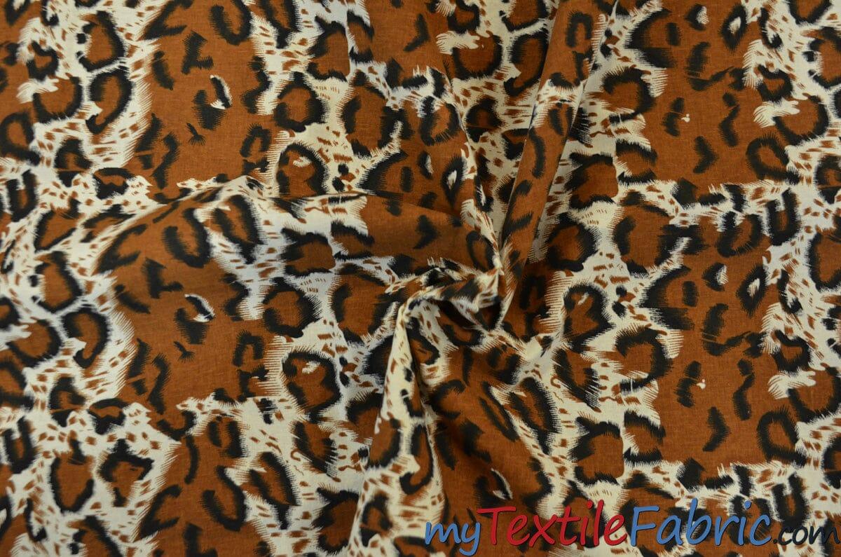Large Cheetah Cotton Print | 100% Cotton Animal Print | 60" Wide | Fabric mytextilefabric