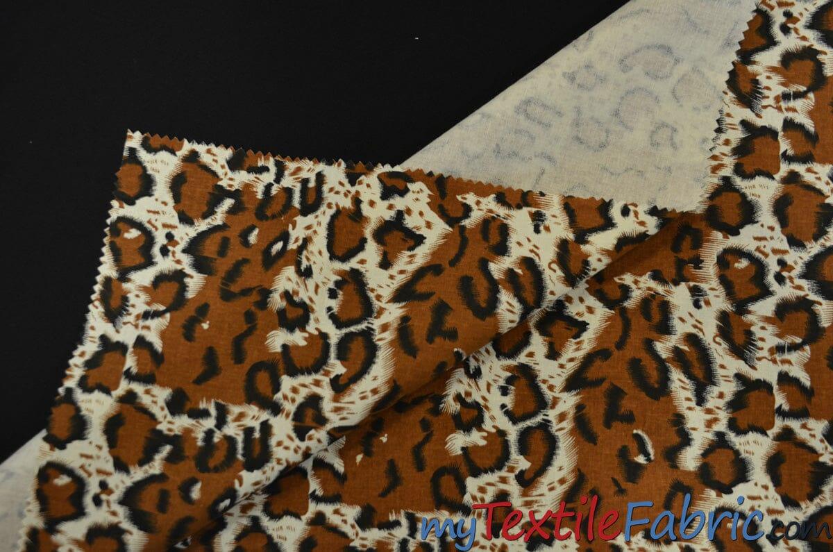 Large Cheetah Cotton Print | 100% Cotton Animal Print | 60" Wide | Fabric mytextilefabric
