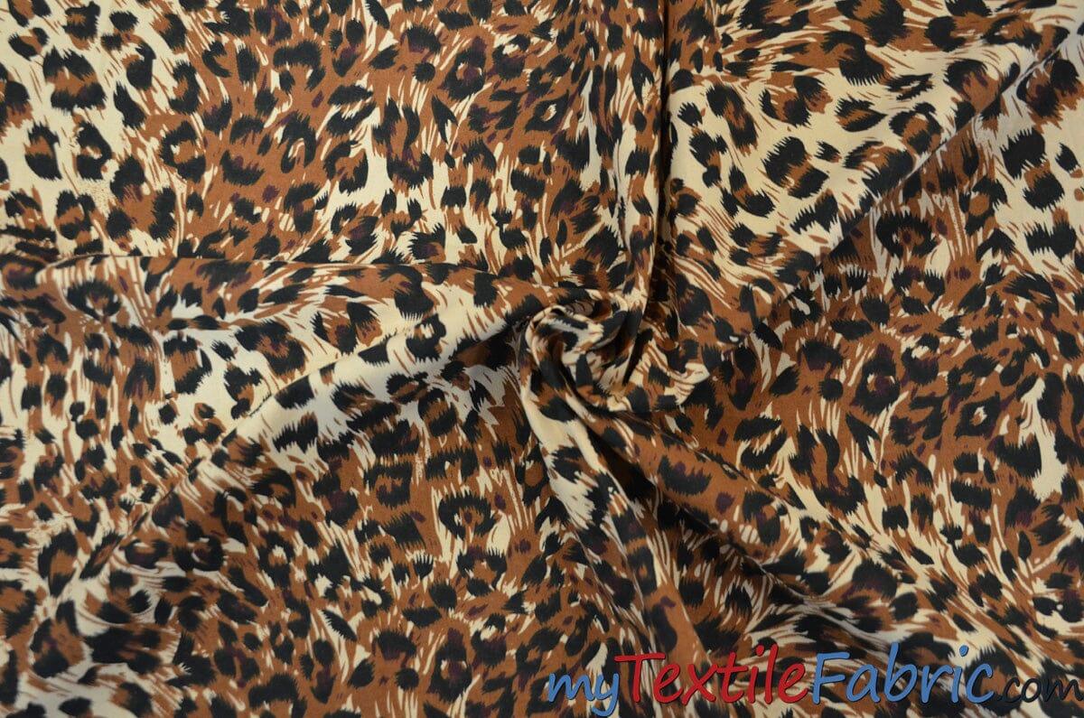 Small Cheetah Cotton Print Fabric | 100% Cotton Animal Print | 60" Wide | Fabric mytextilefabric