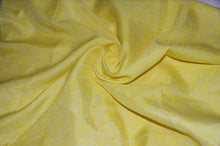Load image into Gallery viewer, Vintage Linen Fabric | Imitation Burlap Fabric | 60&quot; Wide | Faux Burlap | Vintage Rustic Natural Look Burlap | Washable Burlap Fabric for Decor | Fabric mytextilefabric Yards Yellow 
