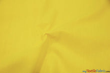 Load image into Gallery viewer, Polyester Cotton Broadcloth Fabric | 60&quot; Wide | Solid Colors | Continuous Yards | Multiple Colors | Fabric mytextilefabric Yards Yellow 
