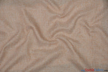 Load image into Gallery viewer, Vintage Linen Fabric | Imitation Burlap Fabric | 60&quot; Wide | Faux Burlap | Vintage Rustic Natural Look Burlap | Washable Burlap Fabric for Decor | Fabric mytextilefabric Yards Peach 
