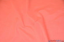 Load image into Gallery viewer, Polyester Cotton Broadcloth Fabric | 60&quot; Wide | Solid Colors | Continuous Yards | Multiple Colors | Fabric mytextilefabric Yards Coral 
