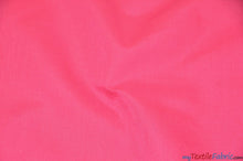 Load image into Gallery viewer, Polyester Cotton Broadcloth Fabric | 60&quot; Wide | Solid Colors | Continuous Yards | Multiple Colors | Fabric mytextilefabric Yards Fuchsia 

