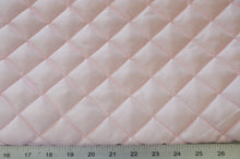 Load image into Gallery viewer, Quilted Polyester Batting Fabric | Padded Quilted Fabric Lining | 60&quot; Wide | Polyester Quilted Padded Lining Fabric by the Yard | Jacket Liner Fabric | newtextilefabric Yards Blush Pink 

