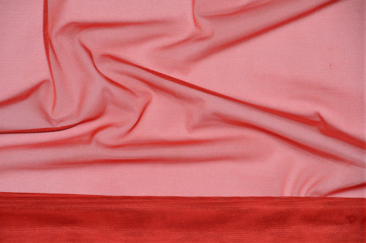 Super Soft Power Mesh Spandex | 20% Spandex | 60" Wide | 4 Way Stretch | Multiple Colors | Fabric mytextilefabric Yards Red