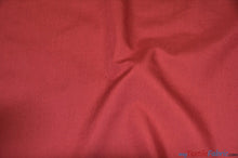Load image into Gallery viewer, Polyester Cotton Broadcloth Fabric | 60&quot; Wide | Solid Colors | Continuous Yards | Multiple Colors | Fabric mytextilefabric Yards Cranberry 

