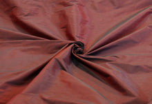 Load image into Gallery viewer, Polyester Silk Taffeta Fabric | Soft Polyester Taffeta Dupioni Fabric by the Yard | 54&quot; Wide | Dresses, Curtain, Cosplay, Costume | Fabric mytextilefabric Yards Burgundy 
