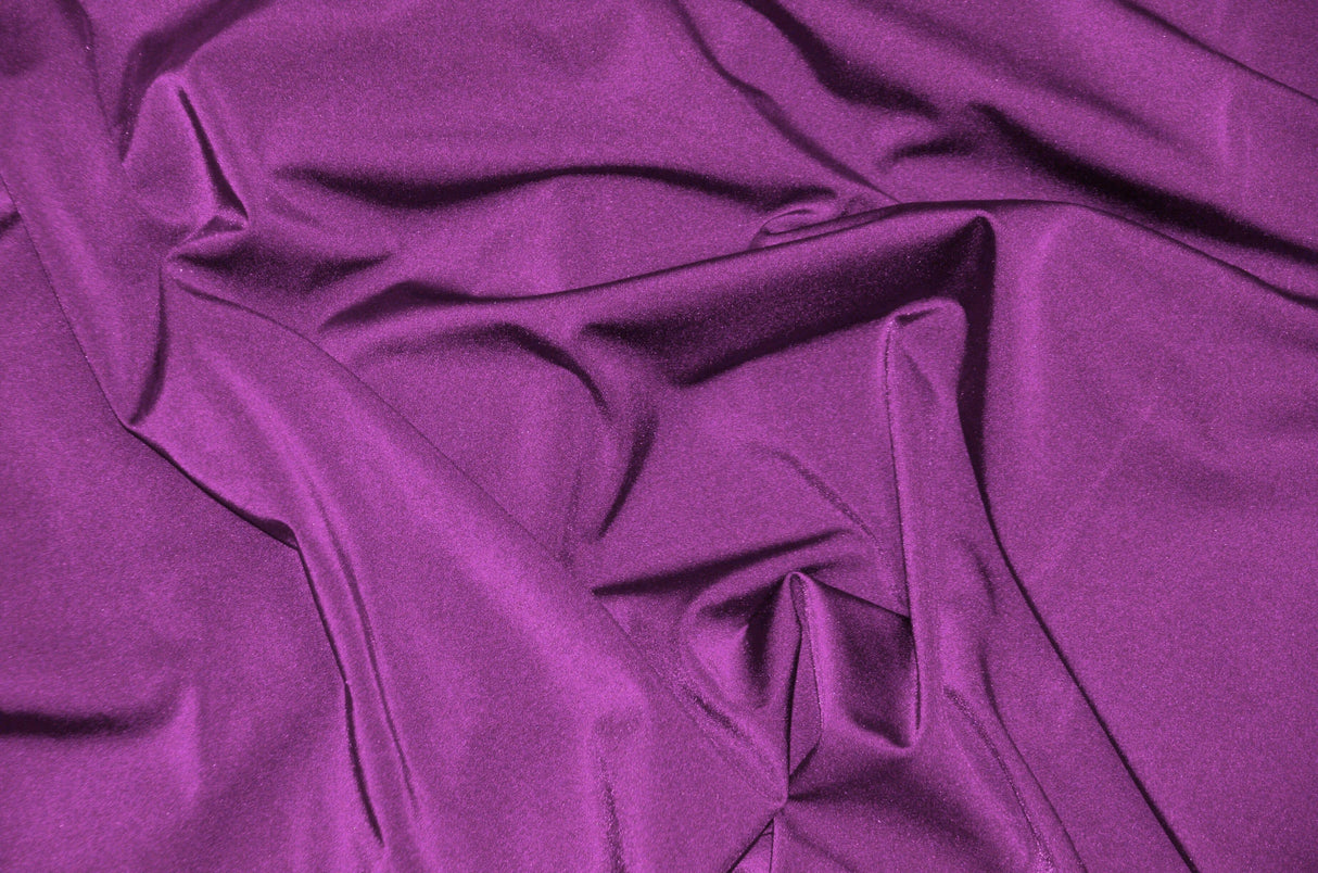 Nylon Spandex 4 Way Stretch Fabric | 60" Width | Great for Swimwear, Dancewear, Waterproof, Tablecloths, Chair Covers | Multiple Colors | Fabric mytextilefabric Yards Magenta