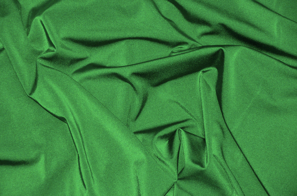 Nylon Spandex 4 Way Stretch Fabric | 60" Width | Great for Swimwear, Dancewear, Waterproof, Tablecloths, Chair Covers | Multiple Colors | Fabric mytextilefabric Yards Flag Green