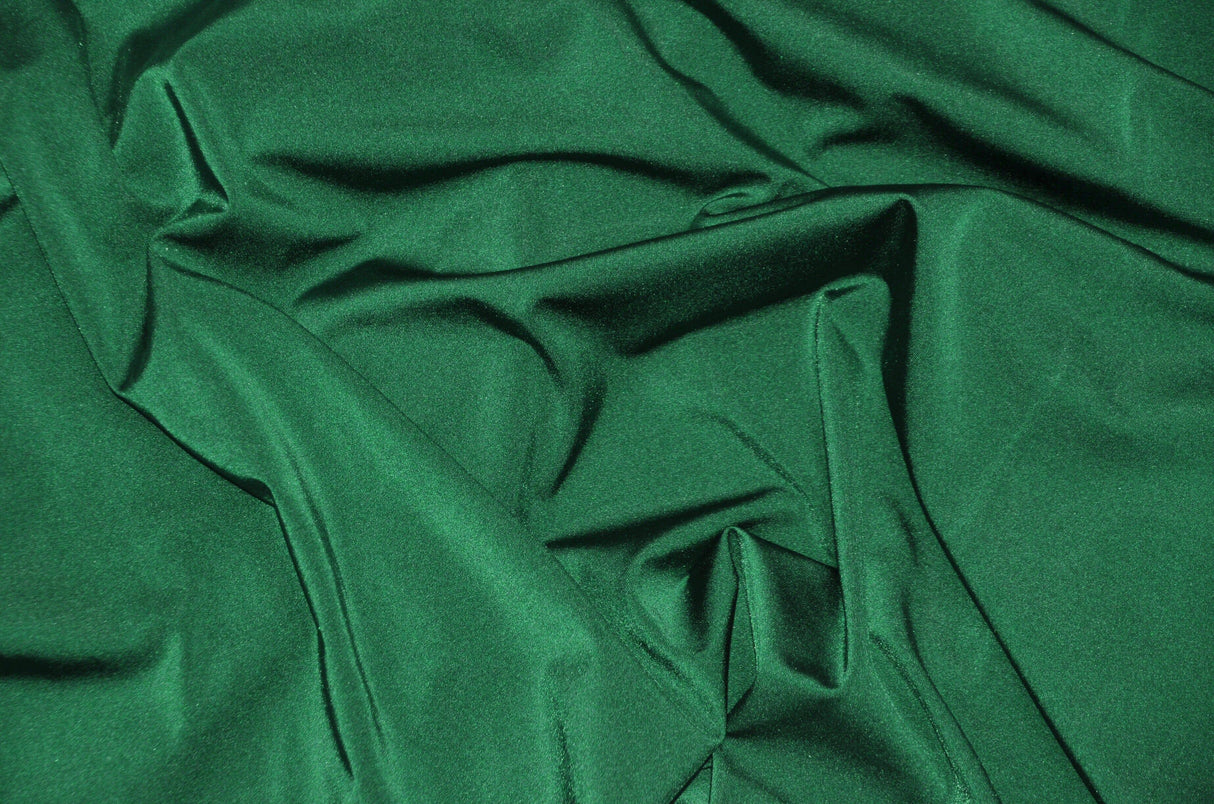 Nylon Spandex 4 Way Stretch Fabric | 60" Width | Great for Swimwear, Dancewear, Waterproof, Tablecloths, Chair Covers | Multiple Colors | Fabric mytextilefabric Yards Hunter Green