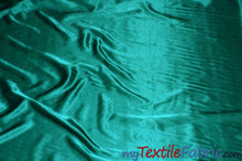 Load image into Gallery viewer, Stretch Charmeuse Satin Fabric | Soft Silky Satin Fabric | 96% Polyester 4% Spandex | Multiple Colors | Continuous Yards | Fabric mytextilefabric Pucci Jade 
