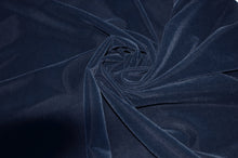 Load image into Gallery viewer, Soft Triple Velvet Fabric | 45&quot; Wide | Plush Triple Velvet | Made in Korea | Multiple Colors | Fabric mytextilefabric Yards Navy Blue 
