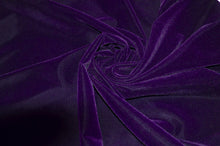Load image into Gallery viewer, Soft Triple Velvet Fabric | 45&quot; Wide | Plush Triple Velvet | Made in Korea | Multiple Colors | Fabric mytextilefabric Yards Purple 
