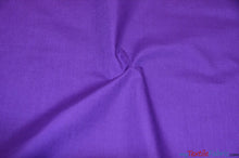 Load image into Gallery viewer, Polyester Cotton Broadcloth Fabric | 60&quot; Wide | Solid Colors | Continuous Yards | Multiple Colors | Fabric mytextilefabric Yards Purple 
