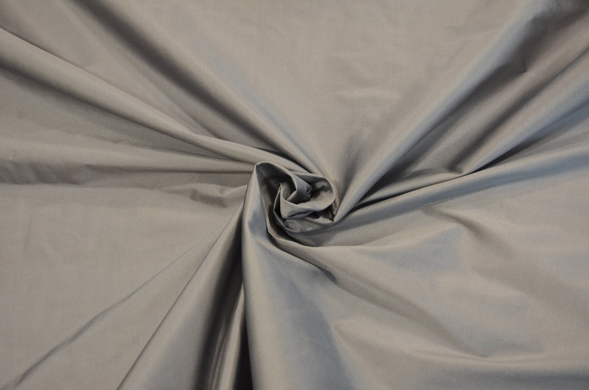 Polyester Silk Taffeta Fabric | Soft Polyester Taffeta Dupioni Fabric by the Yard | 54" Wide | Dresses, Curtain, Cosplay, Costume | Fabric mytextilefabric Yards Silver