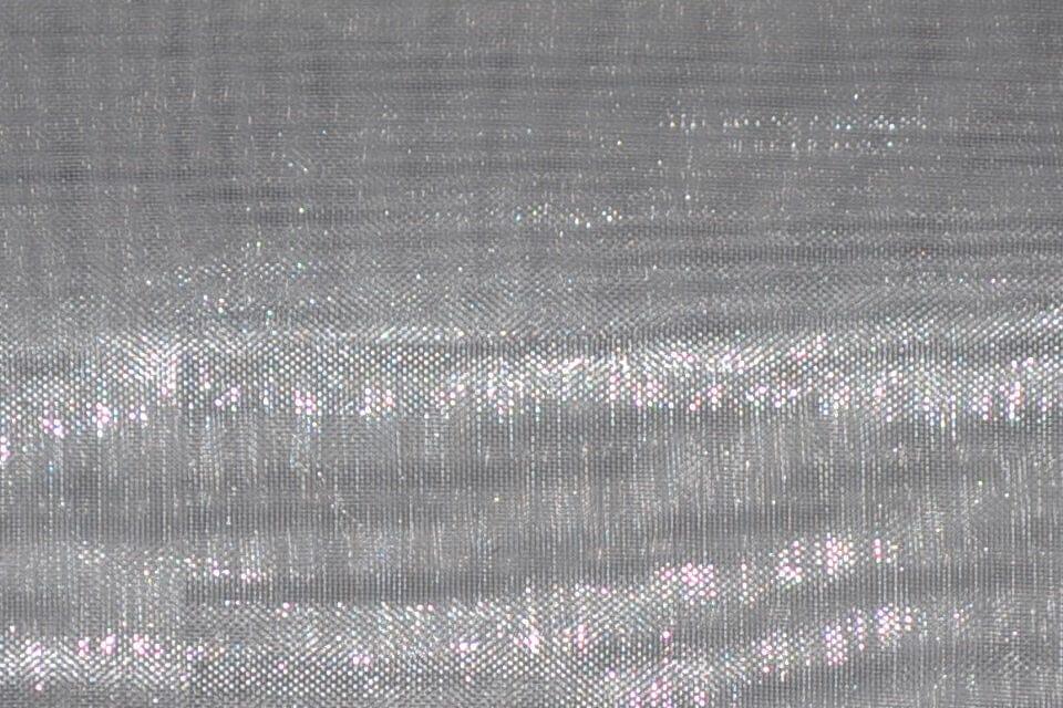 USA Made | Organza Chair Sashes | 8" x 108" Size | Pack of 50 | Multiple Colors | Organza Chair Ties Made in Los Angeles | newtextilefabric Silver