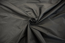 Load image into Gallery viewer, Polyester Silk Taffeta Fabric | Soft Polyester Taffeta Dupioni Fabric by the Yard | 54&quot; Wide | Dresses, Curtain, Cosplay, Costume | Fabric mytextilefabric Yards Black 

