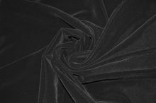 Load image into Gallery viewer, Soft Triple Velvet Fabric | 45&quot; Wide | Plush Triple Velvet | Made in Korea | Multiple Colors | Fabric mytextilefabric Yards Black 

