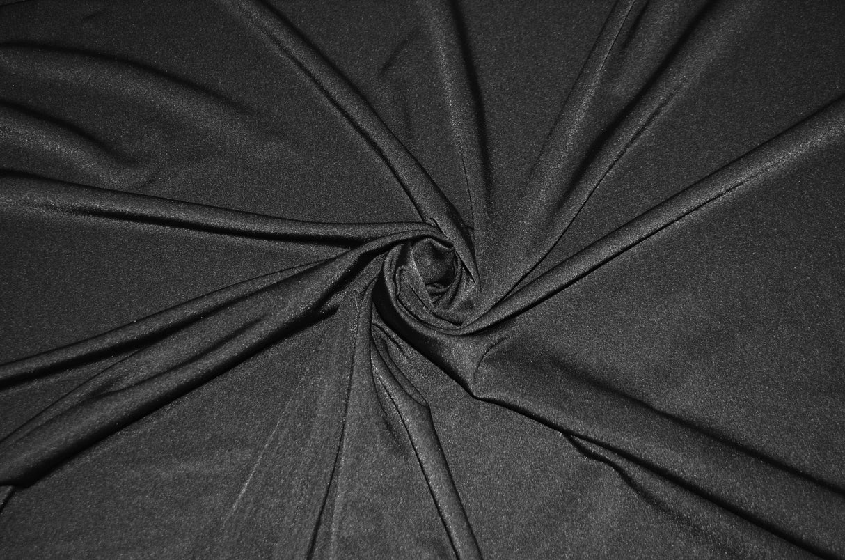 Yoga Spandex Fabric | 60" Wide | Active Wear and Sportswear Fabric | Poly Spandex for Digital Printing | Slight Sheen 4 Way Stretch Knit | White and Black Color | Fabric mytextilefabric