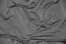 Load image into Gallery viewer, Nylon Spandex 4 Way Stretch Fabric | 60&quot; Width | Great for Swimwear, Dancewear, Waterproof, Tablecloths, Chair Covers | Multiple Colors | Fabric mytextilefabric Yards Night Grey 

