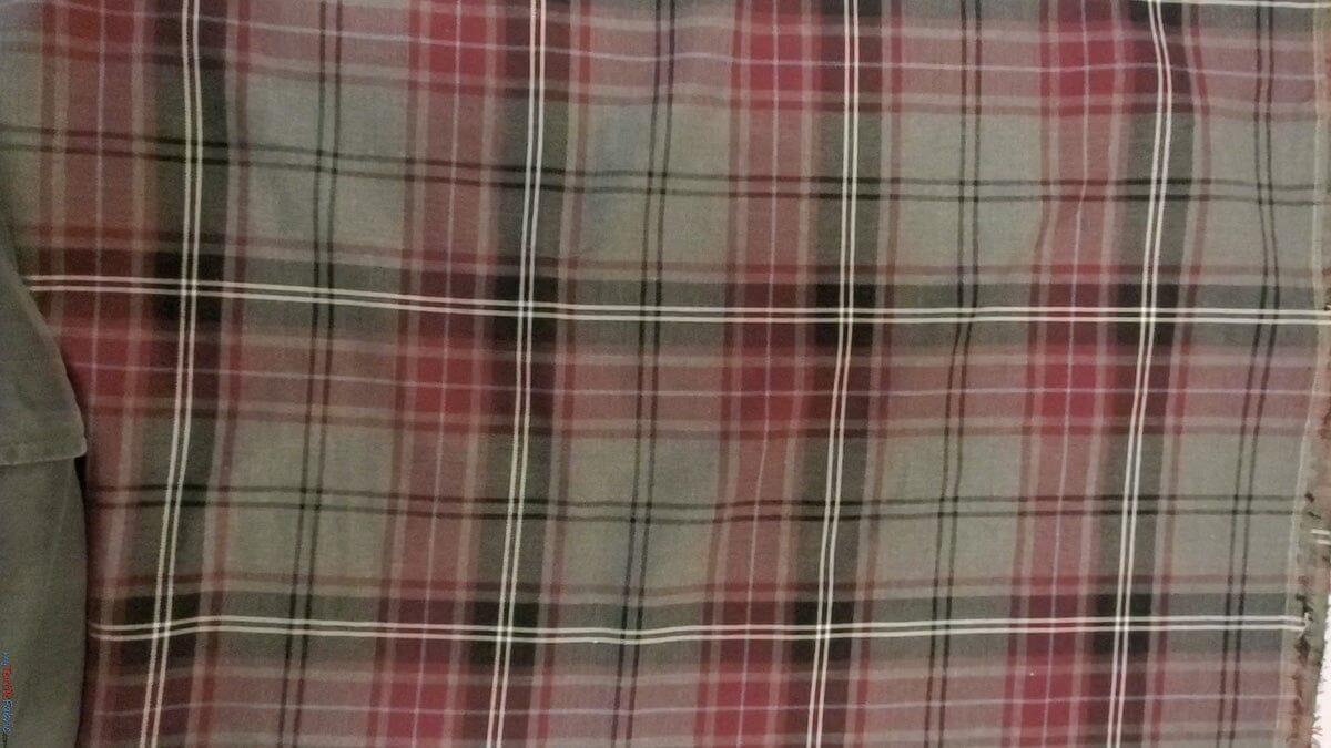 Grey Kilt Fabric | Grey Plaid Checker | Grey Tartan Fabric | 60" Wide | Poly Rayon Kilt | Decor, Napkins, Scarves, Costumes, Blanket, Face Mask, Kilt | My Textile Fabric