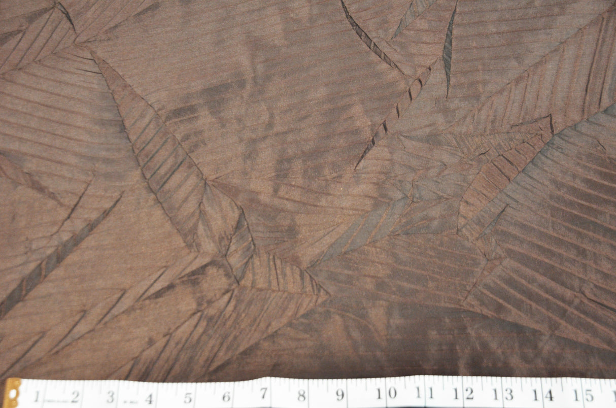 Taffeta Fabric | Bark Leaf Taffeta Fabric by the Yard x 60" Wide | Apparel, Costume, Dress, Cosplay, Wedding, Tablecloth, Overlay | Zig zag Fabric mytextilefabric