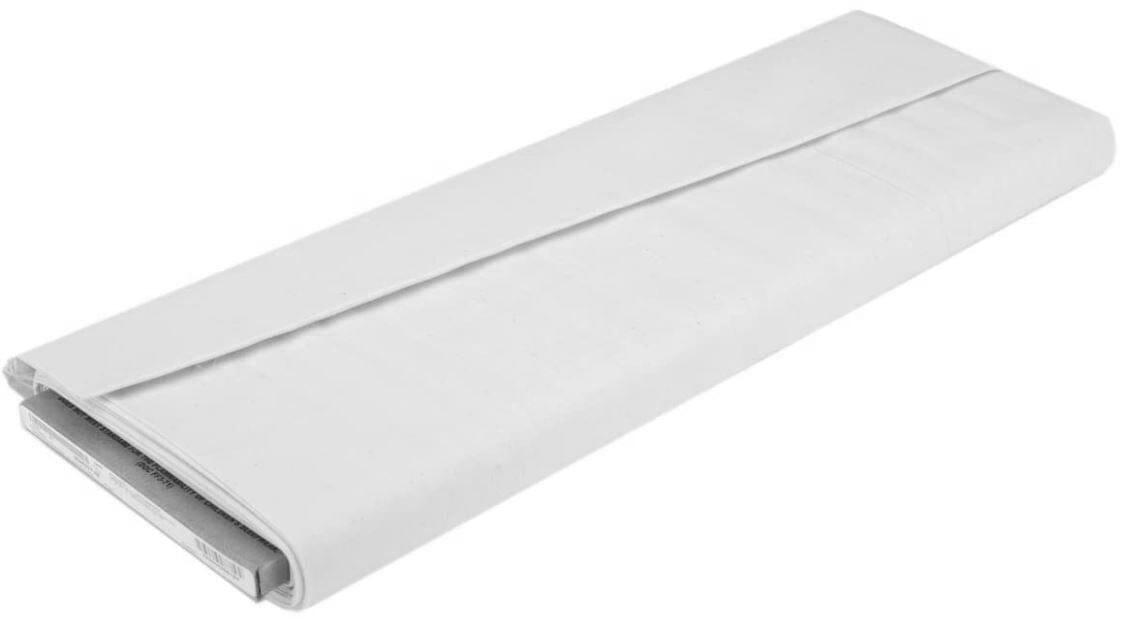 Extra Wide 100% Cotton Muslin | Bleached White Muslin | 120" Wide | White Color | newtextilefabric Bolts