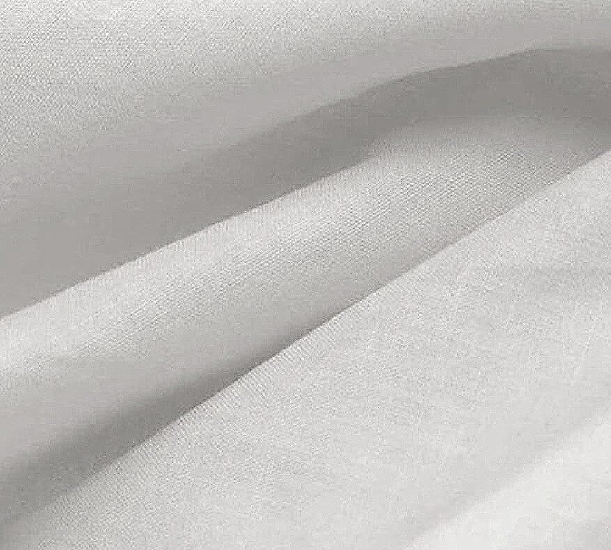 100% Cotton Muslin | Bleached White Muslin | 60" Wide | White Color | newtextilefabric 3"x3" Sample Swatch