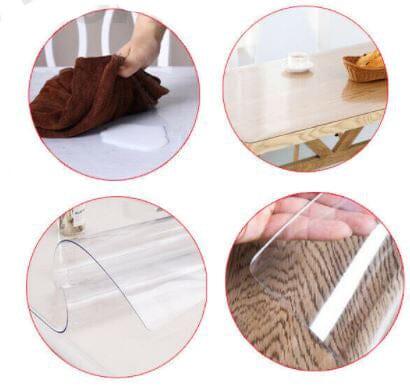 Clear Vinyl Fabric | PVC Vinyl | 10 Gauge | Water, Mildew, UV (Sun) Resistant | Flexible | 54" Wide | newtextilefabric