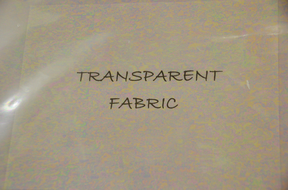 Iridescent Transparent TPU Fabric | Holographic TPU Fabric Yard x 54" Wide | Rainbow & Waterproof TPU | Non Transparent | Soft Non Stretch Fabric mytextilefabric