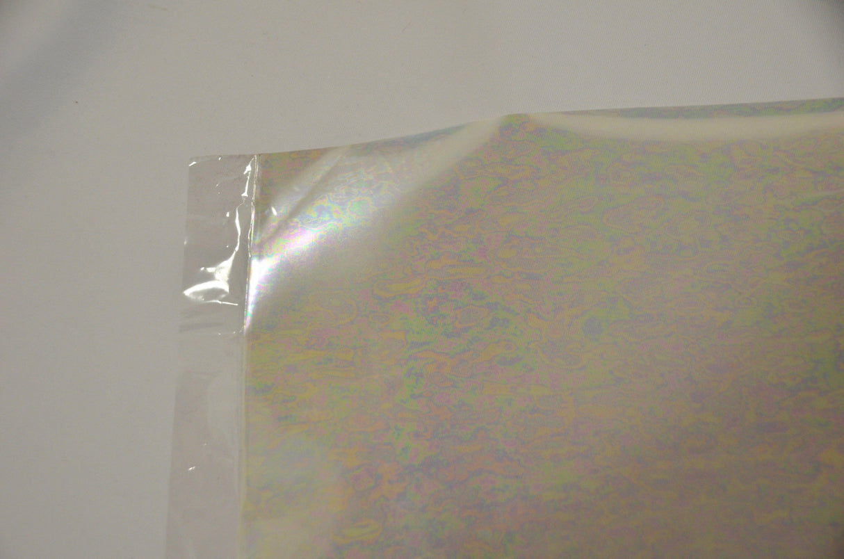 Iridescent Transparent TPU Fabric | Holographic TPU Fabric Yard x 54" Wide | Rainbow & Waterproof TPU | Non Transparent | Soft Non Stretch Fabric mytextilefabric