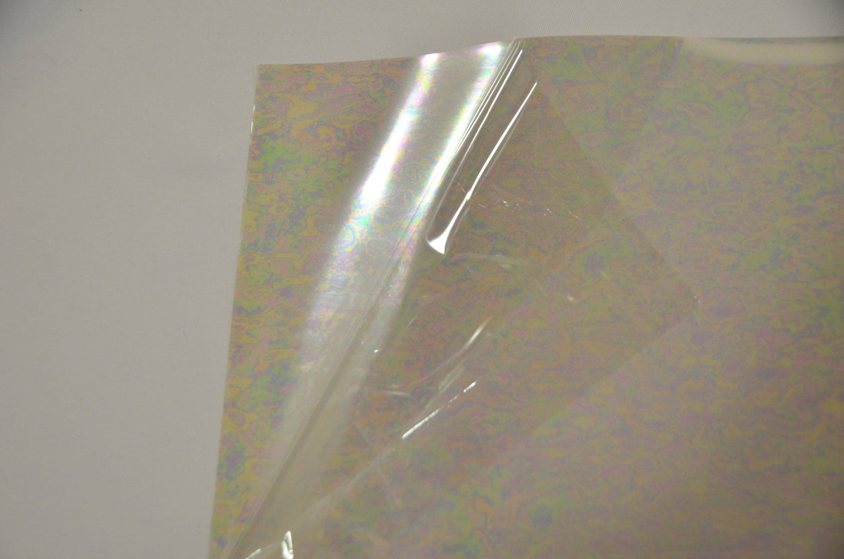 Iridescent Transparent TPU Fabric | Holographic TPU Fabric Yard x 54" Wide | Rainbow & Waterproof TPU | Non Transparent | Soft Non Stretch Fabric mytextilefabric