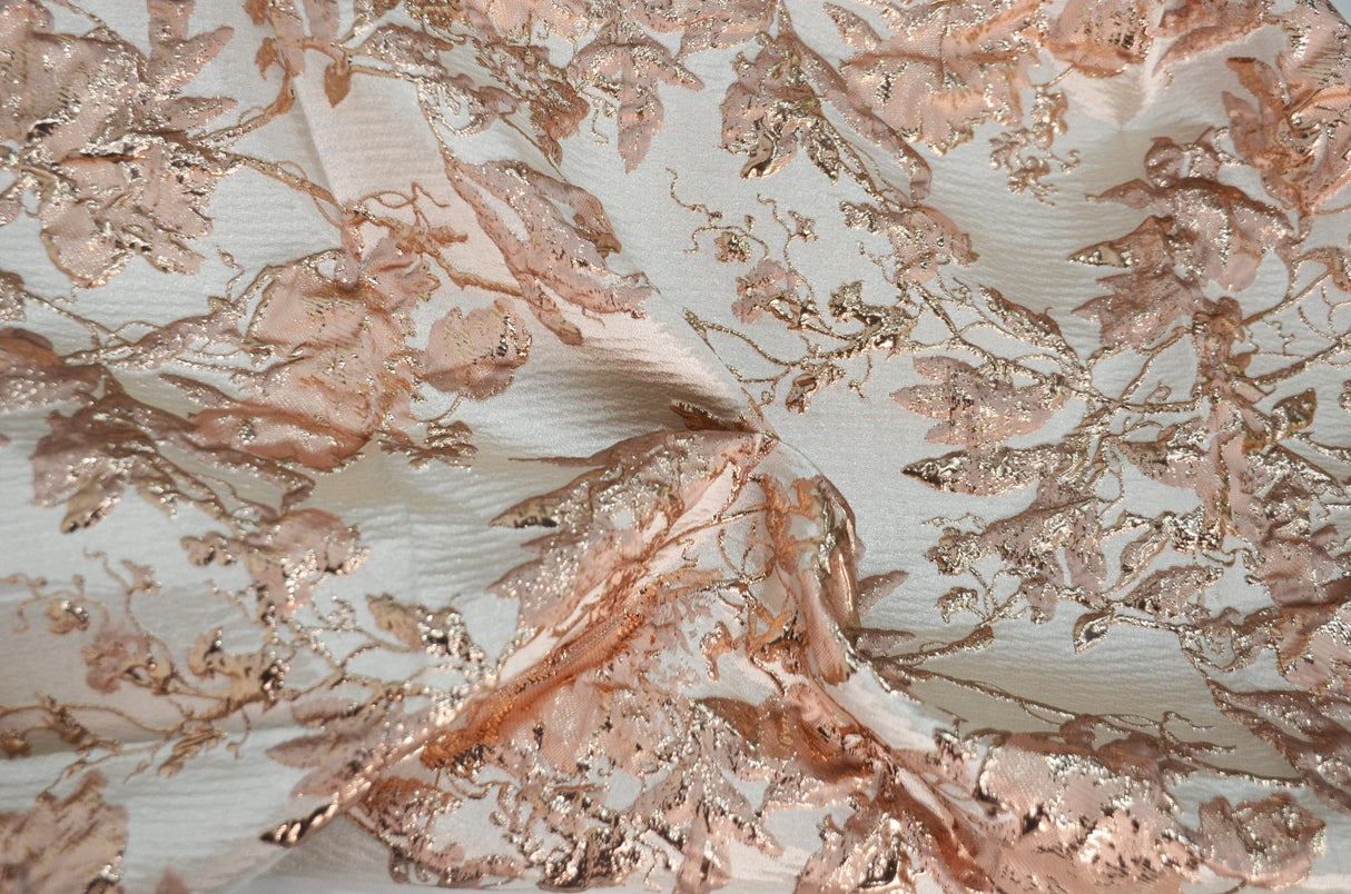 Floral Bubble Metallic Jacquard | Design 17709 | 54" Wide | Multiple Colors | Fabric mytextilefabric
