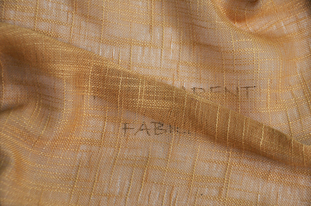 Extra Wide Faux Sheer Linen | Imitation Sheer Linen for Drapery | 108" Wide | Multiple Colors | Fabric mytextilefabric