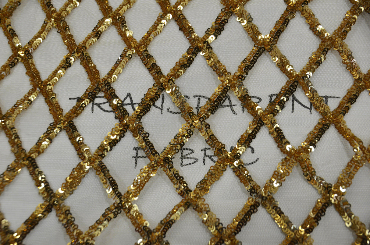 Luxury Glitz Sequins Lace Fabric | Bridal Lace Fabric | 54" Wide | Multiple Colors | Sequins Fabric by the Yard | Fabric mytextilefabric