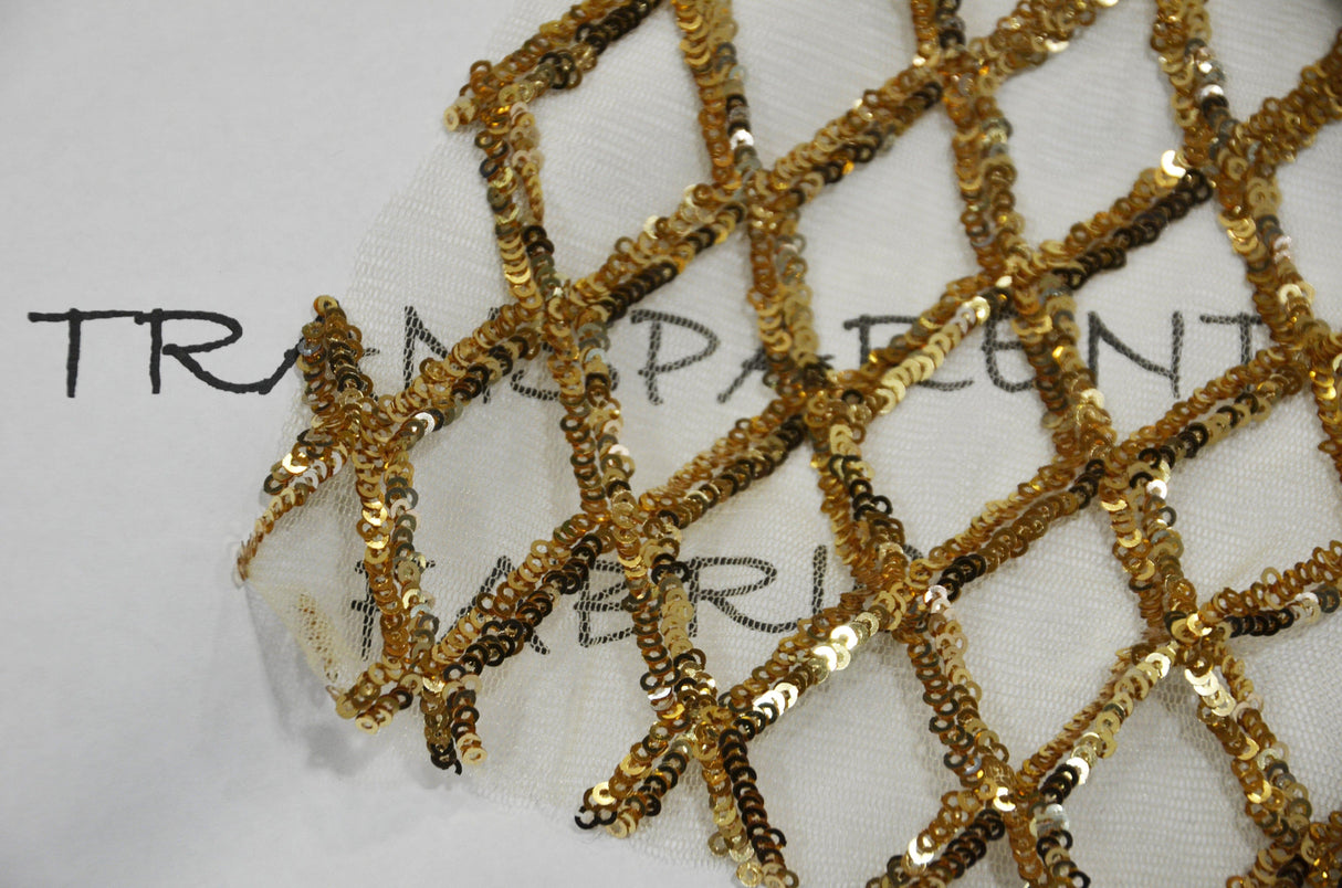 Luxury Glitz Sequins Lace Fabric | Bridal Lace Fabric | 54" Wide | Multiple Colors | Sequins Fabric by the Yard | Fabric mytextilefabric