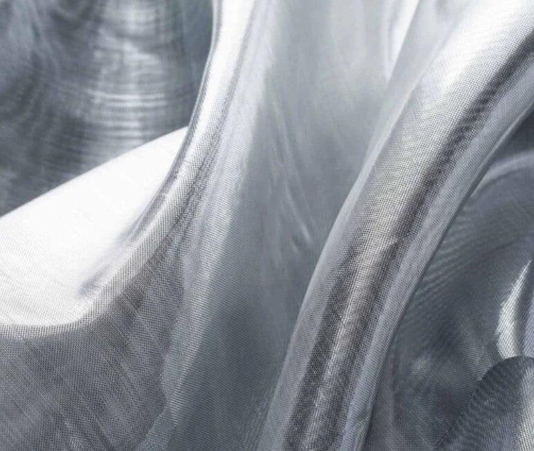 Super Soft Slipper Lame Fabric | 60" Wide | Decorative 100% Polyester Lame Fabric | Multiple Colors | Fabric mytextilefabric Yards Silver