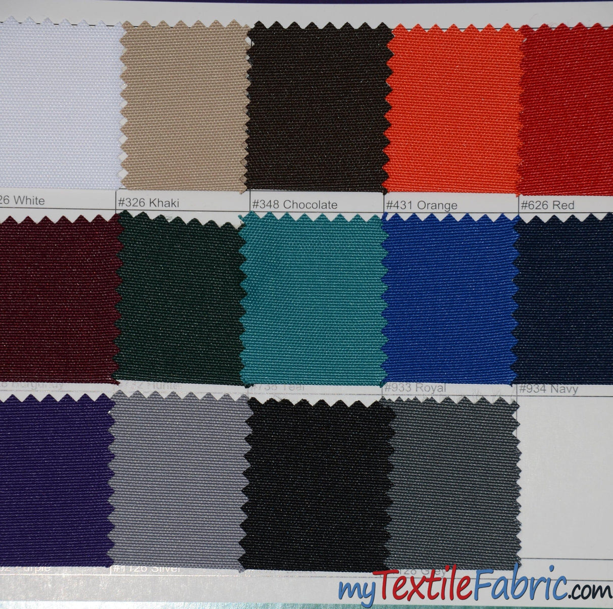 Waterproof Sun Repellent Canvas Fabric | 58" Wide | 100% Polyester | Great for Outdoor Waterproof Pillows, Tents, Covers, Bags, Patio Fabric mytextilefabric