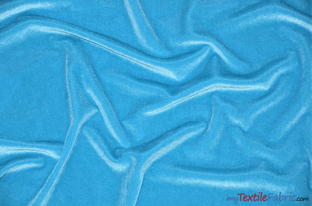 Soft and Plush Stretch Velvet Fabric | Stretch Velvet Spandex | 58" Wide | Spandex Velour for Apparel, Costume, Cosplay, Drapes | Fabric mytextilefabric