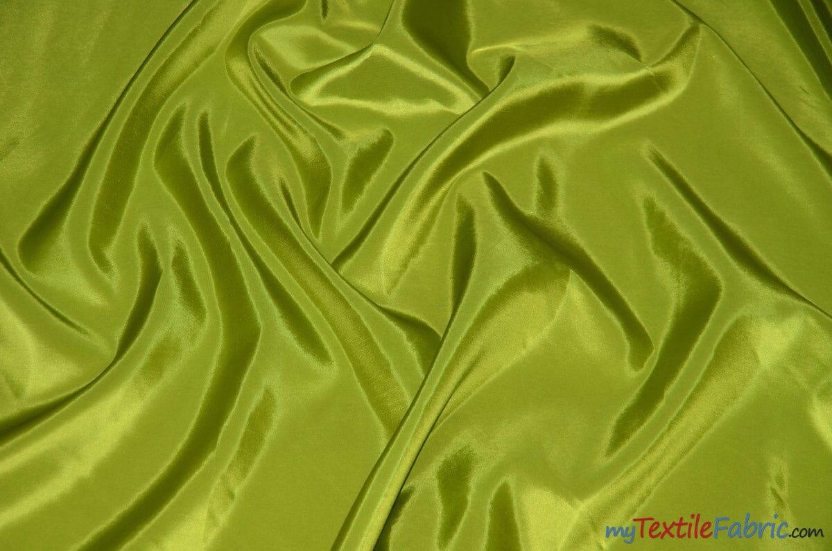 Taffeta Fabric | Two Tone Taffeta Fabric | Non Stretch Taffeta | 60" Wide | Multiple Solid Colors | Continuous Yards | Fabric mytextilefabric Yards Avocado