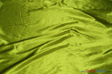 Load image into Gallery viewer, Charmeuse Satin Fabric | Silky Soft Satin | 60&quot; Wide | Continuous Yards | Multiple Colors | Fabric mytextilefabric Yards Avocado 
