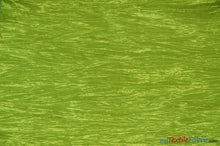 Load image into Gallery viewer, Crease Taffeta Fabric | Crush Taffeta | 52&quot; Wide | Sample Swatch Page | Multiple Colors | Fabric mytextilefabric Sample Swatches Avocado 
