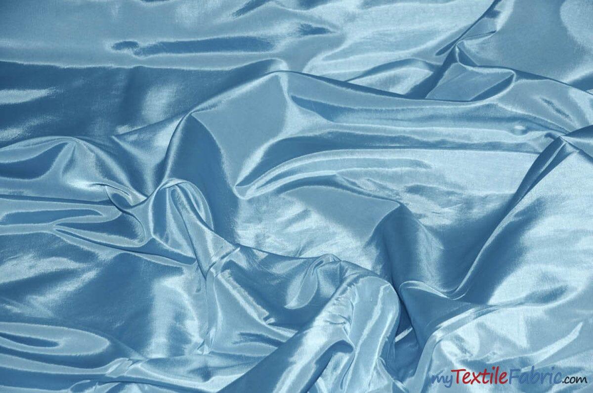 Taffeta Fabric | Two Tone Taffeta Fabric | Non Stretch Taffeta | 60" Wide | Multiple Solid Colors | Continuous Yards | Fabric mytextilefabric Yards Baby Blue