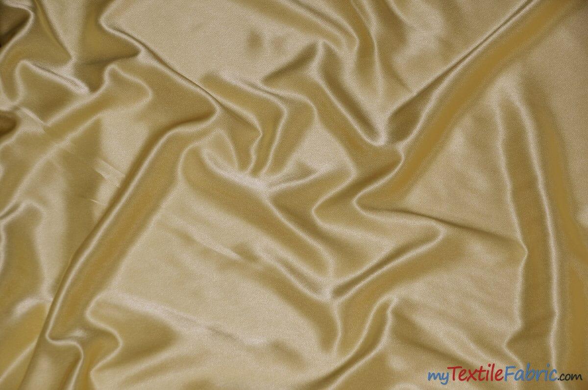 Crepe Back Satin | Korea Quality | 60" Wide | Continuous Yards | Multiple Colors | Fabric mytextilefabric Yards Banana