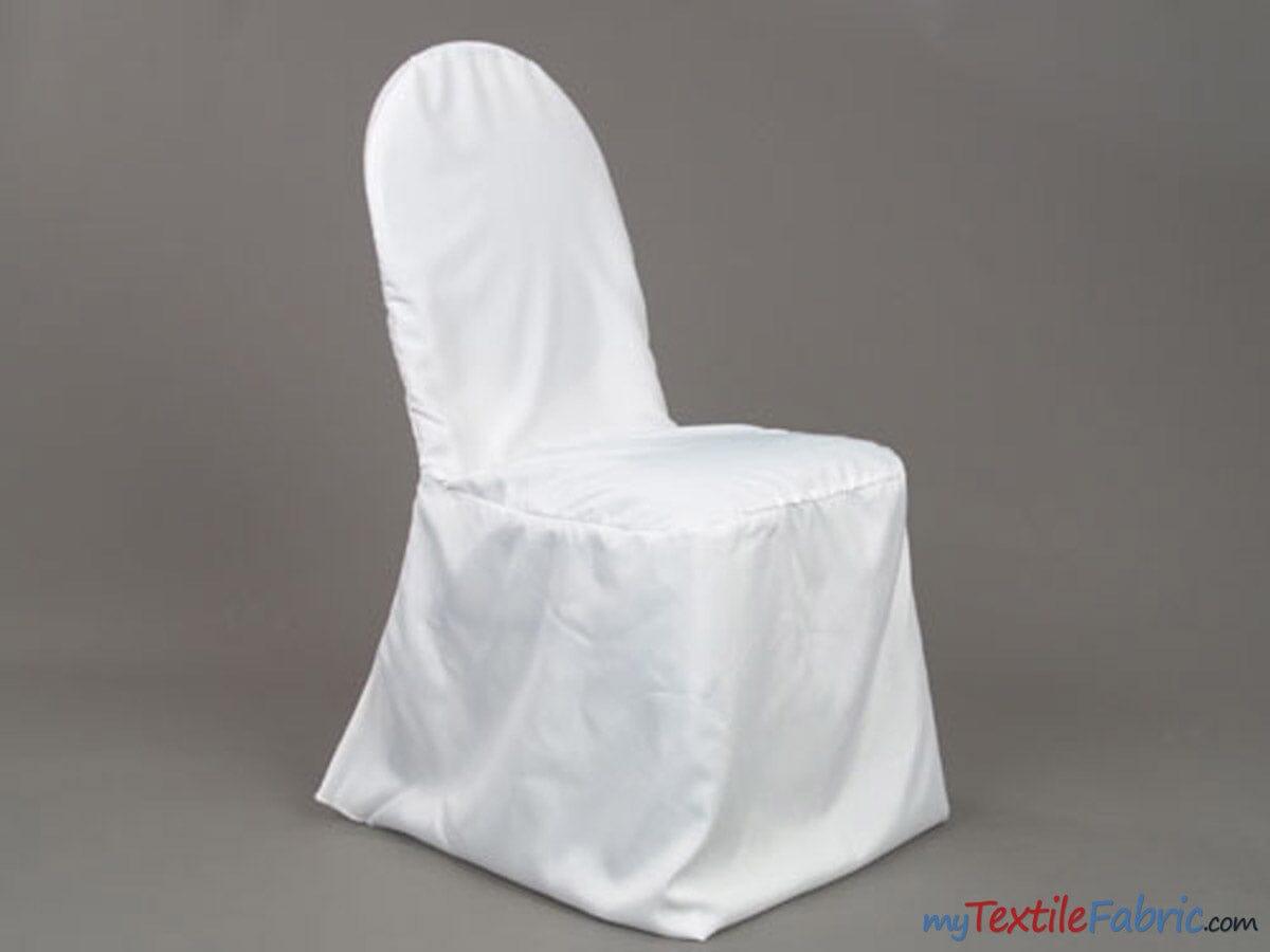 Polyester Banquet Chair Cover | Chair Cover for Wedding, Event, Ballroom | Non Stretch Solid Polyester | newtextilefabric