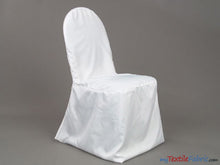 Load image into Gallery viewer, Polyester Banquet Chair Cover | Chair Cover for Wedding, Event, Ballroom | Non Stretch Solid Polyester | newtextilefabric 
