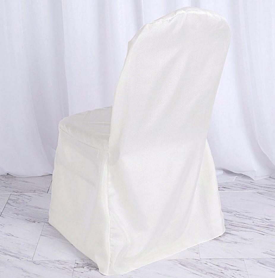 Polyester Banquet Chair Cover | Chair Cover for Wedding, Event, Ballroom | Non Stretch Solid Polyester | newtextilefabric