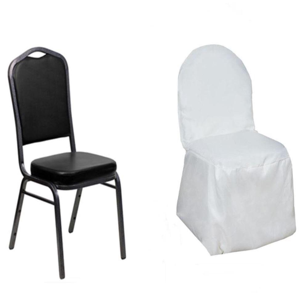 Polyester Banquet Chair Cover | Chair Cover for Wedding, Event, Ballroom | Non Stretch Solid Polyester | newtextilefabric
